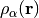 \rho_\alpha(\mathbf{r})